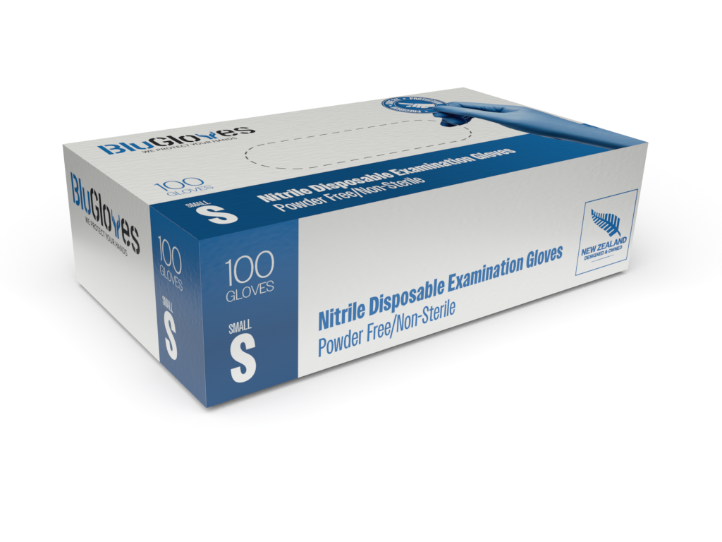 Pharmacy Nitrile Exam Gloves - Blue