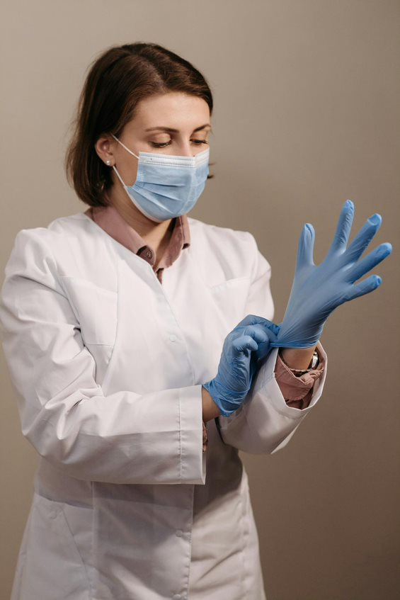 Medical Nitrile Exam Gloves - Blue