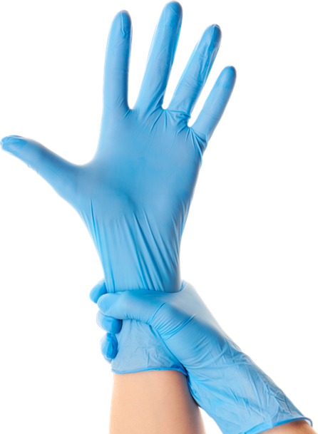 Pharmacy Nitrile Exam Gloves - Blue